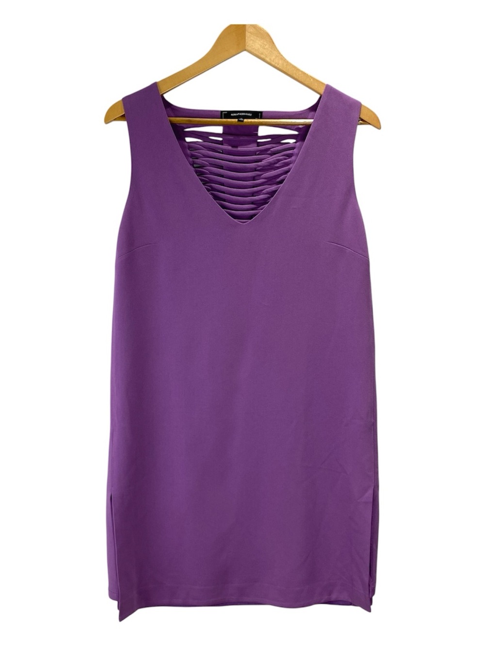 Robert Rodriguez Cocktail Shift Dress 2 Purple Vertebrae Weddings Ptp 17.5”